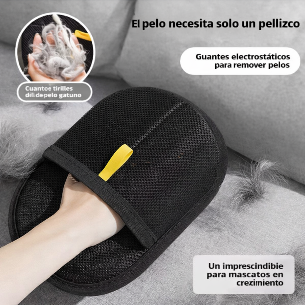 Manopla Quita Pelos Premium🐾 Elimina el pelo de tu mascota en segundos – Últimas unidades disponibles🔥