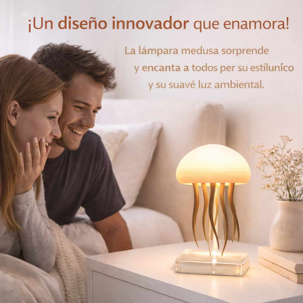 🪼 LumiMedusa™🌊 Calma, diseño y luz en perfecta armonía