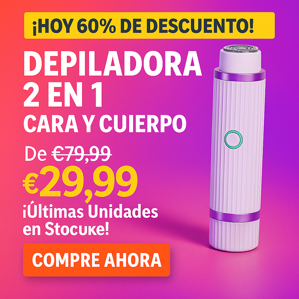 ✨💜 Depiladora 2 en 1: ¡Adiós a la piel, hola a la suavidad! 💜✨