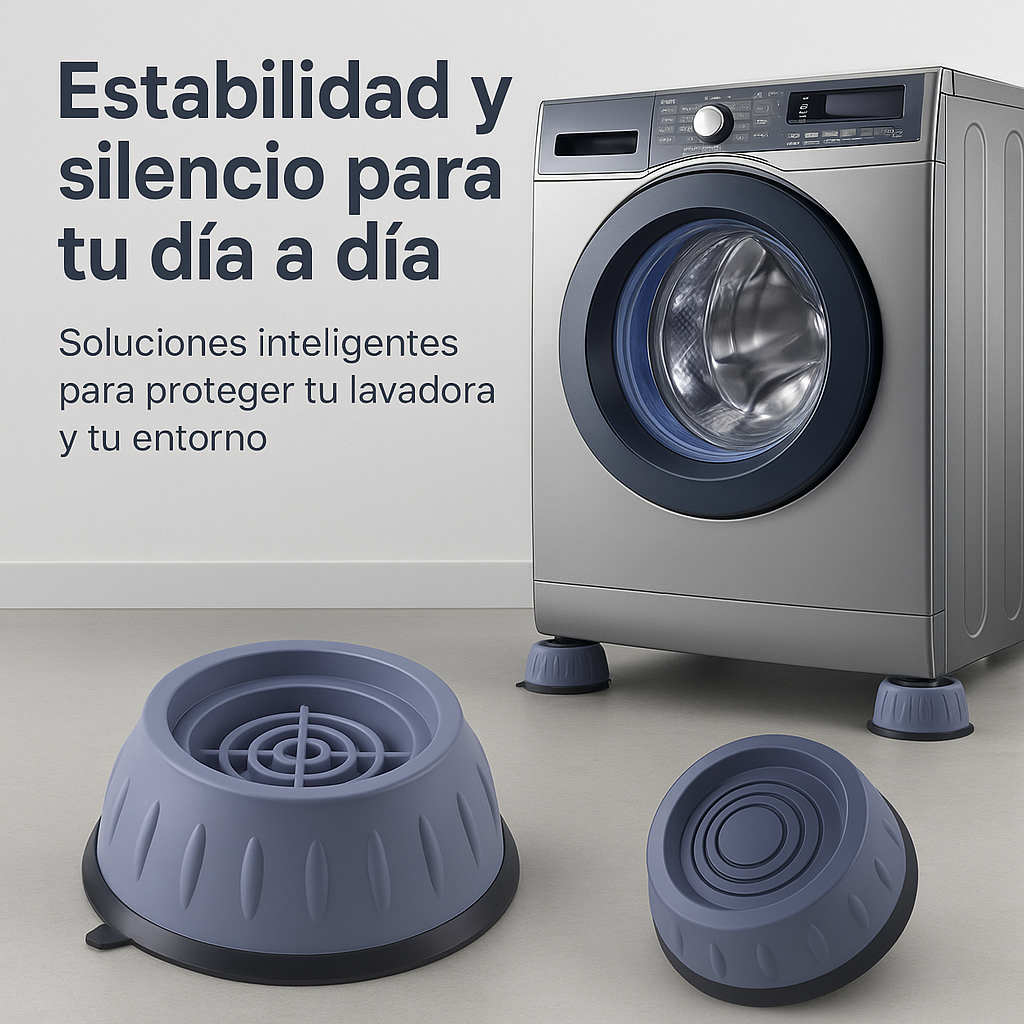 🔇 Hogar en Calma: Amortiguadores Antivibración Pro