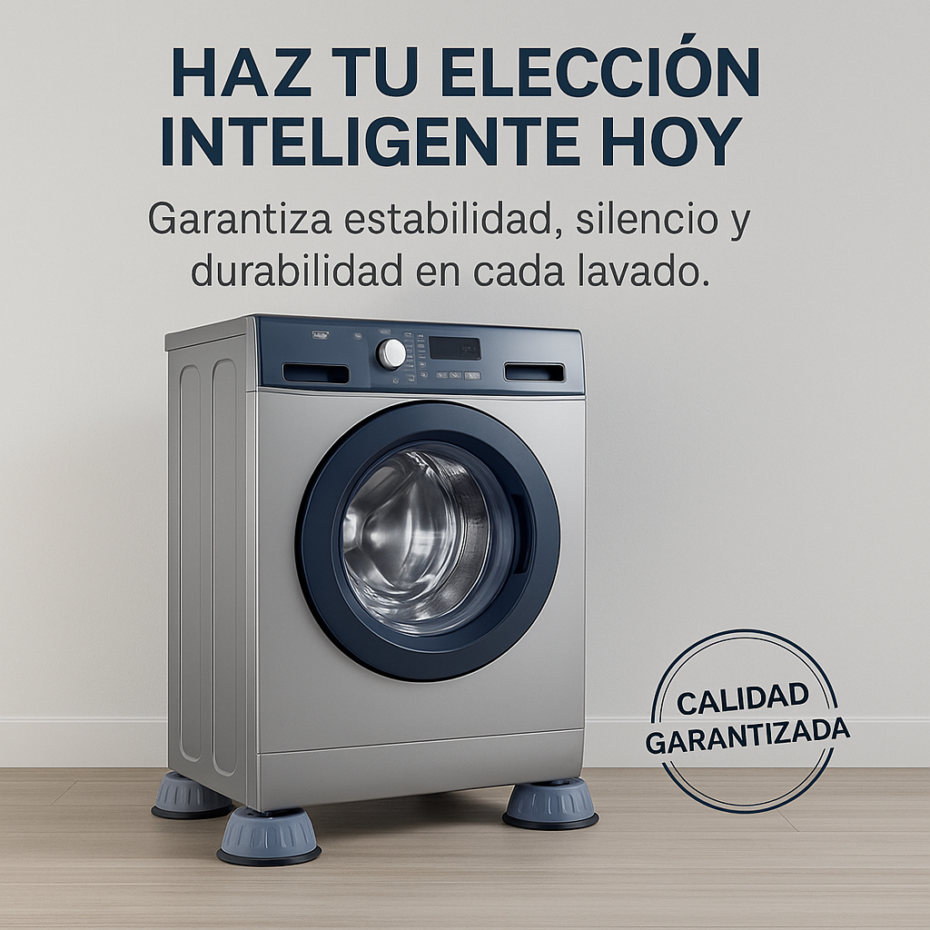 🔇 Hogar en Calma: Amortiguadores Antivibración Pro