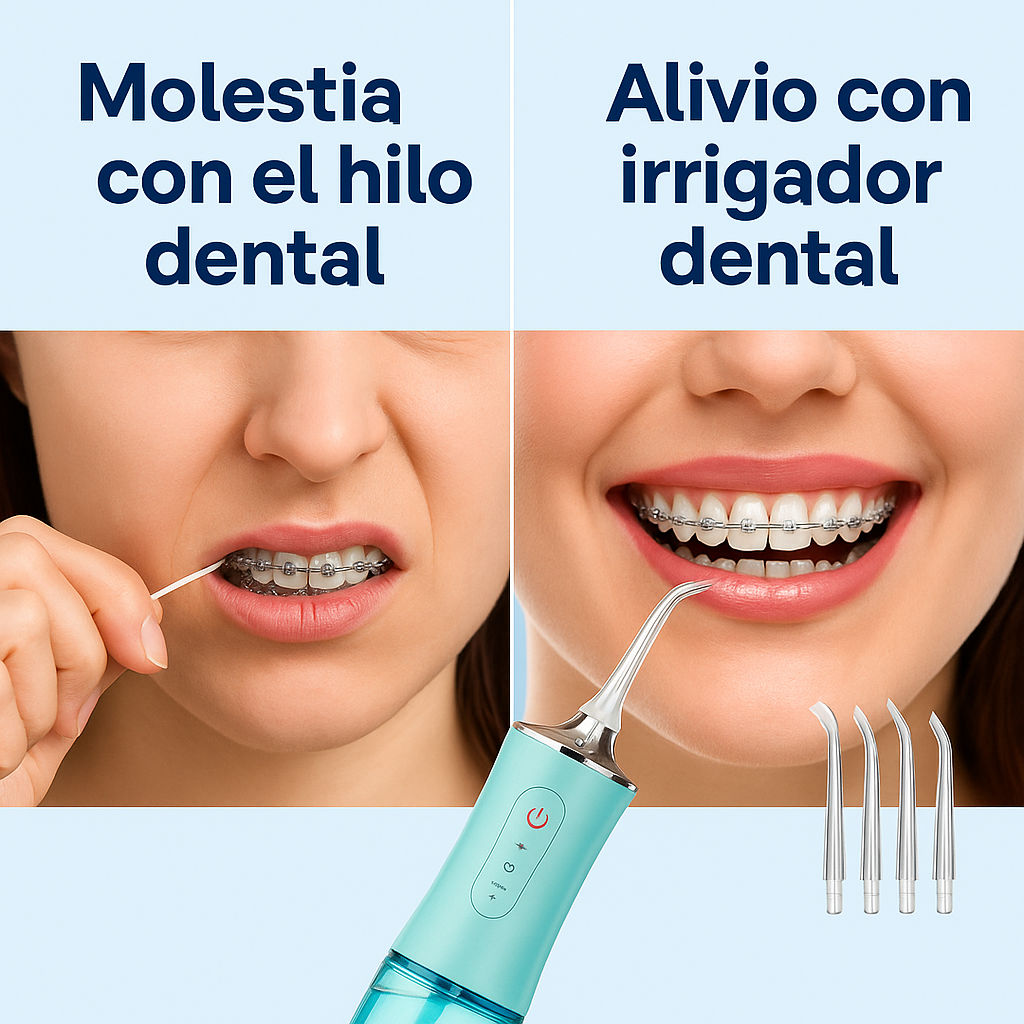 💧 ¡Irrigador Bucal Profesional – Limpieza Dental de Alto Nivel!