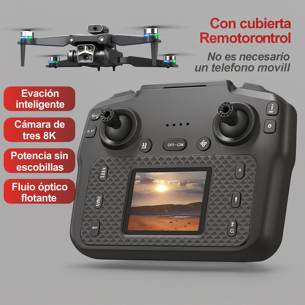 ✨🚁 DRON Y3 ULTRA – Control con Pantalla + Cámara 4K 🎥🔥