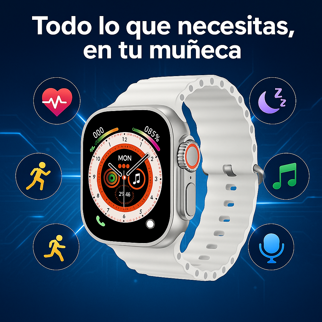 🔥 Smartwatch Ultra Pro – Vive conectado al máximo!”