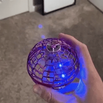 ⚡ Flynova – Diversión interactiva con luces LED que flota y gira 🎇