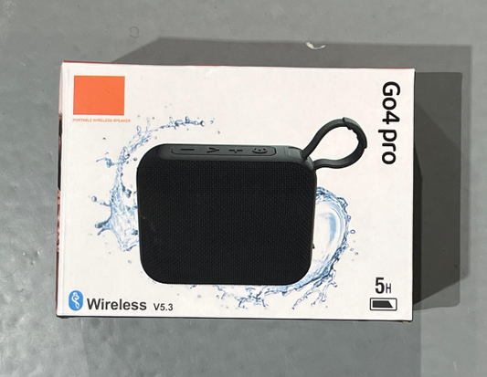 Altavoz portátil GO4 PRO con sonido premium y diseño resistente