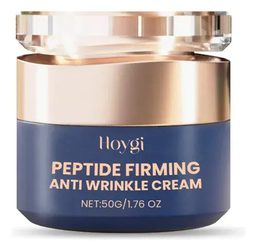 Crema reafirmante antiarrugas con péptidos Hoygi – 50 g ✨💆♀️