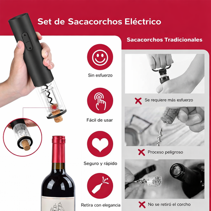 🍾VinoLux Pro - Abre, sirve y conserva tu vino con solo un botón🍷