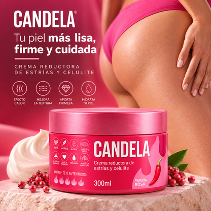 CANDELA®Crema Reductora de Estrías y Celulitis🍑