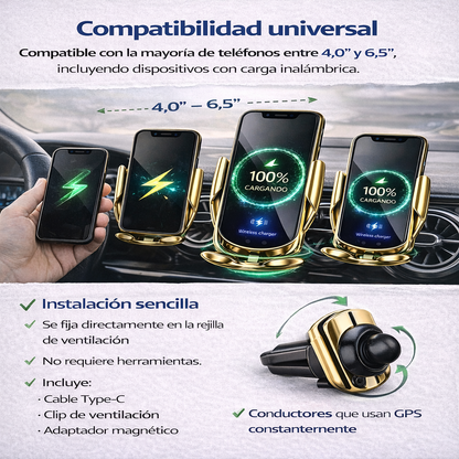 📱GoldenDrive Charger-“Más seguridad, menos distracciones.”