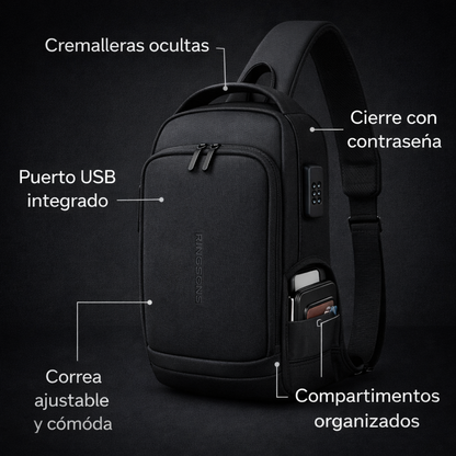🔐 UrbanLock Mochila Antirrobo - Más protección. Menos preocupaciones.