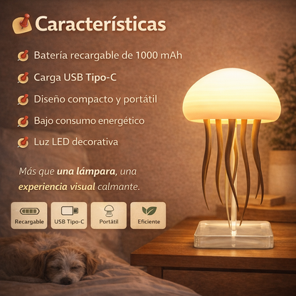 🪼 LumiMedusa™🌊 Calma, diseño y luz en perfecta armonía