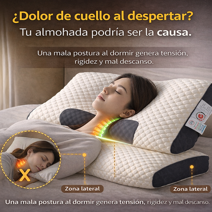 😴ALMOHADA PUNTO 3D 💤 Despierta sin dolor. Duerme como tu cuello lo merece.