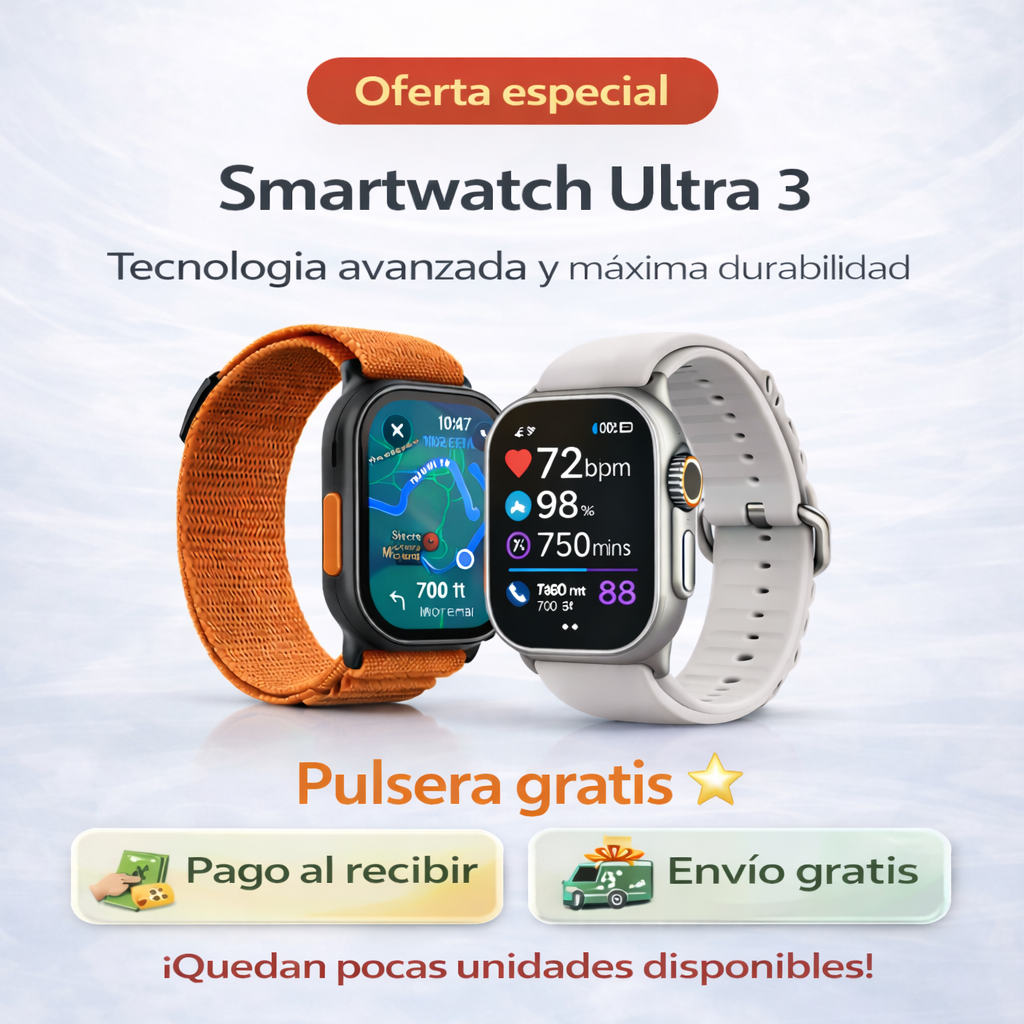 ⌚Smartwatch Ultra 3✨-Tecnología que se siente.