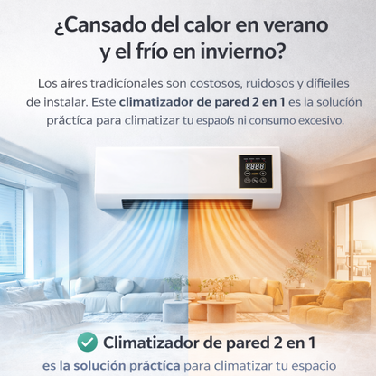 ❄️🔥Aire Acondicionado y Calefactor 2 en 1 💨