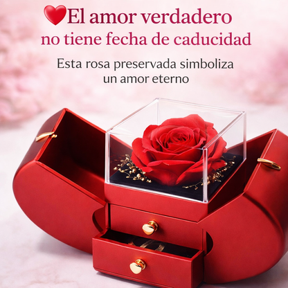 🌹Rosa Eterna del Amo -Un regalo que dice “te amo” todos los días, no solo hoy⏰ Oferta exclusiva por tiempo limitado