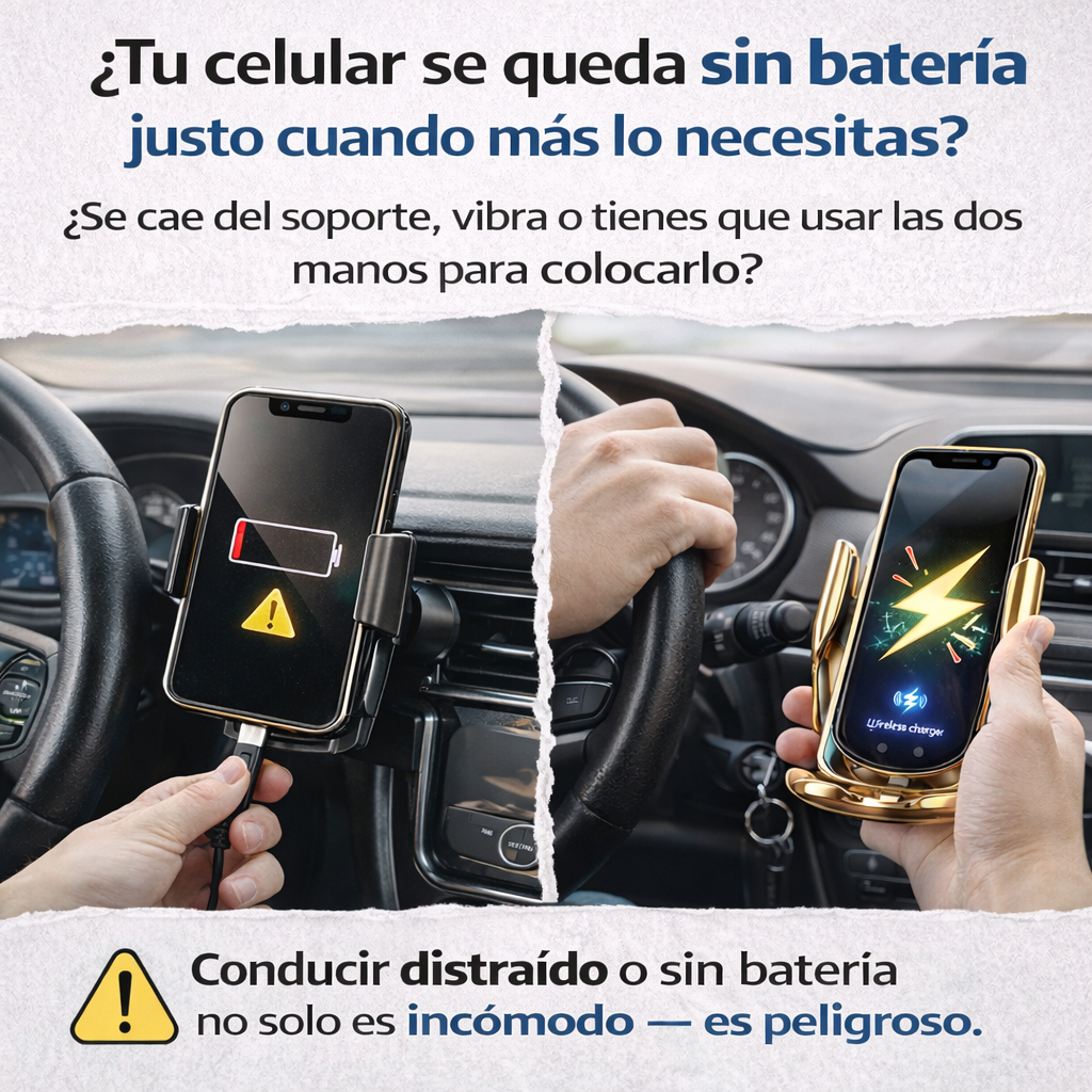 📱GoldenDrive Charger-“Más seguridad, menos distracciones.”
