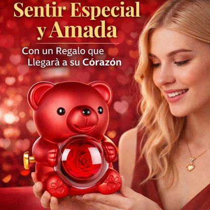 🌹Oso Rosa Eterna™Un regalo que eterniza tu amor ⏳ Promoción especial de San Valentín🔥