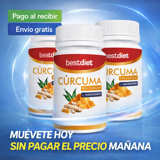 Sup Cúrcuma + Manganeso 🔥 Apoyo Diario para Articulaciones y Protección Celular ⚠️ Últimas Unidades con 20% OFF