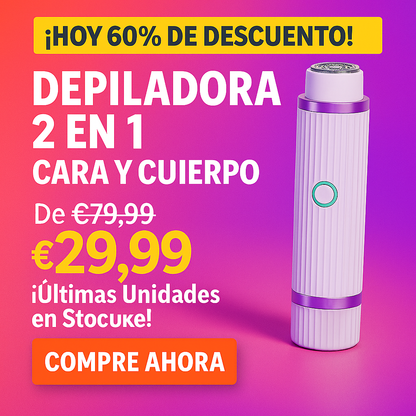 ✨💜 Depiladora 2 en 1: ¡Adiós a la piel, hola a la suavidad! 💜✨ 