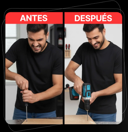 PRECISIÓN Y FUERZA IMBATIBLE🔥 Kit Taladro Pro 25 Niveles + Regalos Exclusivos ⚡ Edición Navidad 🎄🔥