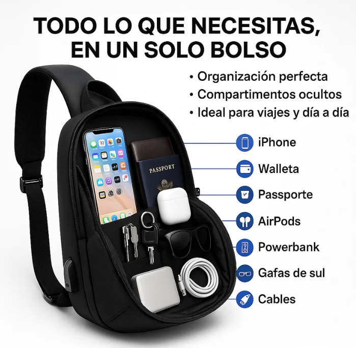 🔐 UrbanLock Mochila Antirrobo - Más protección. Menos preocupaciones.