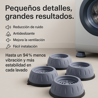 🔇 Hogar en Calma: Amortiguadores Antivibración Pro