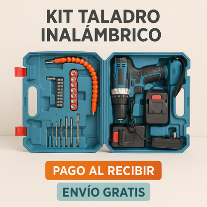 PRECISIÓN Y FUERZA IMBATIBLE🔥 Kit Taladro Pro 25 Niveles + Regalos Exclusivos ⚡ Edición Navidad 🎄🔥