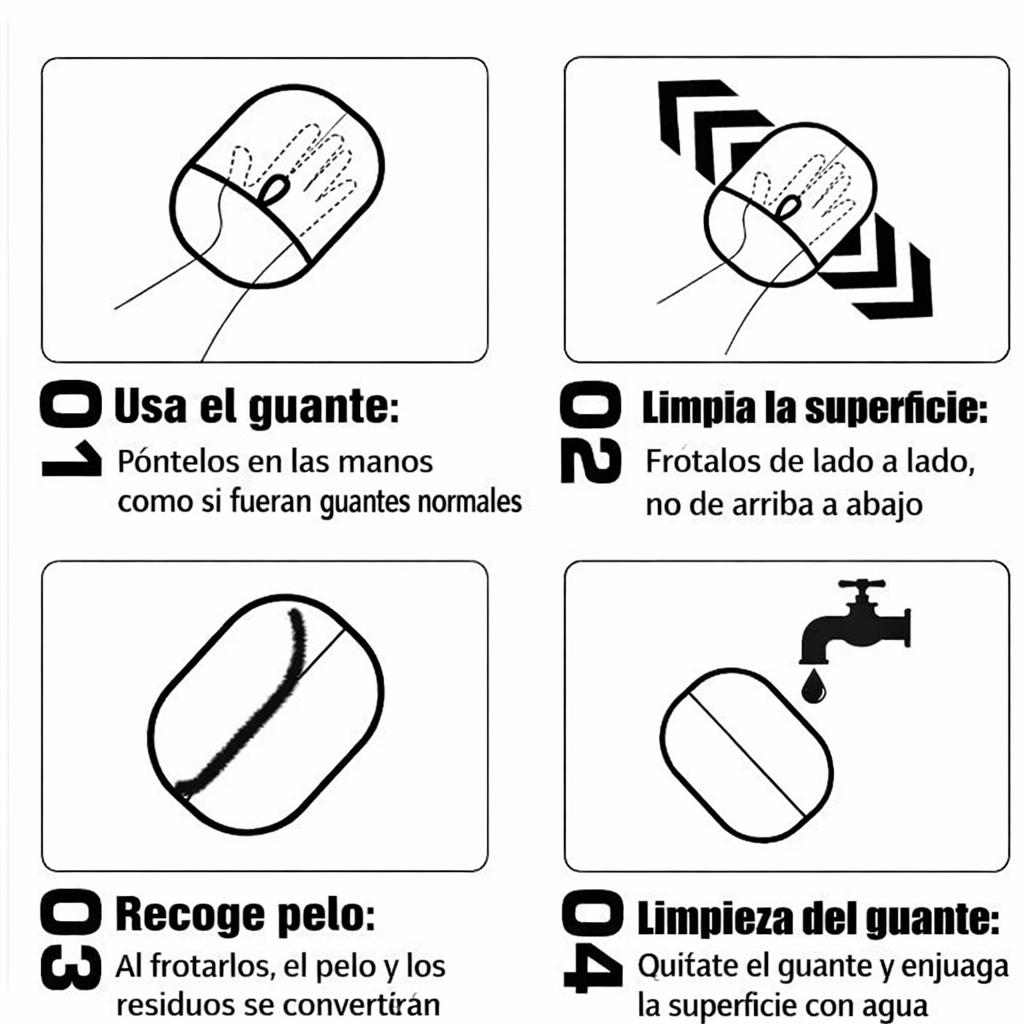 Manopla Quita Pelos Premium🐾 Elimina el pelo de tu mascota en segundos – Últimas unidades disponibles🔥