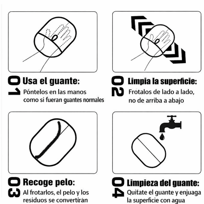 Manopla Quita Pelos Premium🐾 Elimina el pelo de tu mascota en segundos – Últimas unidades disponibles🔥