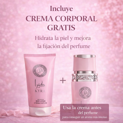 💖✨ KYRA – El aroma que despierta miradas ✨💖 Seduce sin decir una palabra. Dulce, femenino y simplemente irresistible.