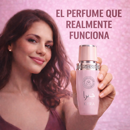 💖✨ KYRA – El aroma que despierta miradas ✨💖 Seduce sin decir una palabra. Dulce, femenino y simplemente irresistible.
