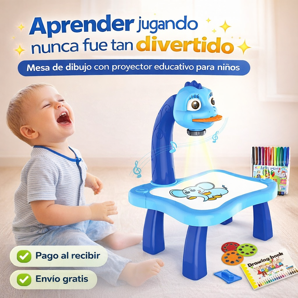 🎨Mesa Mágica de Dibujo✨ El regalo que educa y divierte