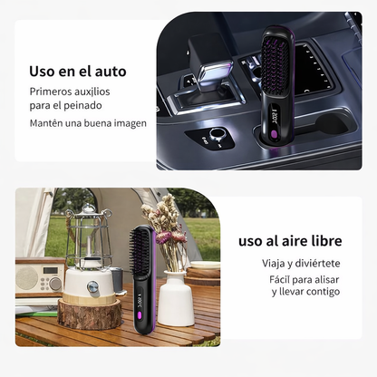💇‍♀️Cepillo Plancha Pro™ - Cepillo alisador de cabello inalámbrico para un peinado suave y sin frizz - ¡Últimas unidades disponibles!✨