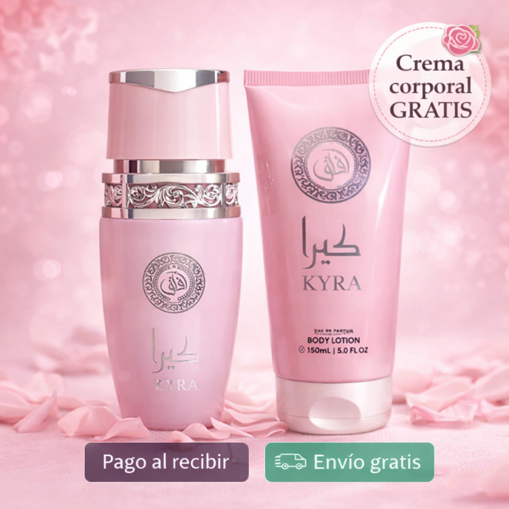 💖✨ KYRA – El aroma que despierta miradas ✨💖 Seduce sin decir una palabra. Dulce, femenino y simplemente irresistible.