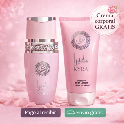💖✨ KYRA – El aroma que despierta miradas ✨💖 Seduce sin decir una palabra. Dulce, femenino y simplemente irresistible.