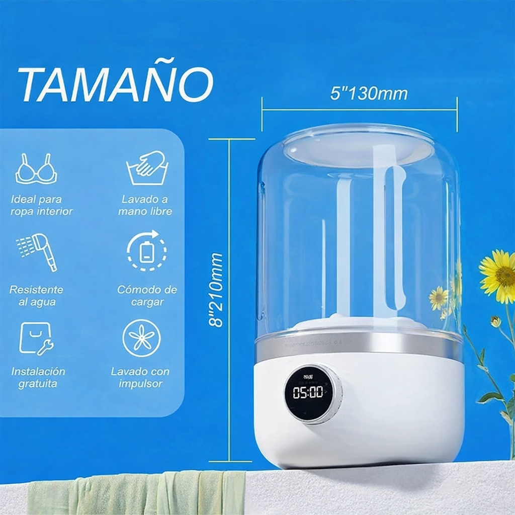 🌀MiniLav 360™ – Lavadora Portátil Recargable🔥 ¡Últimas unidades disponibles! Compra ahora antes de que se agoten
