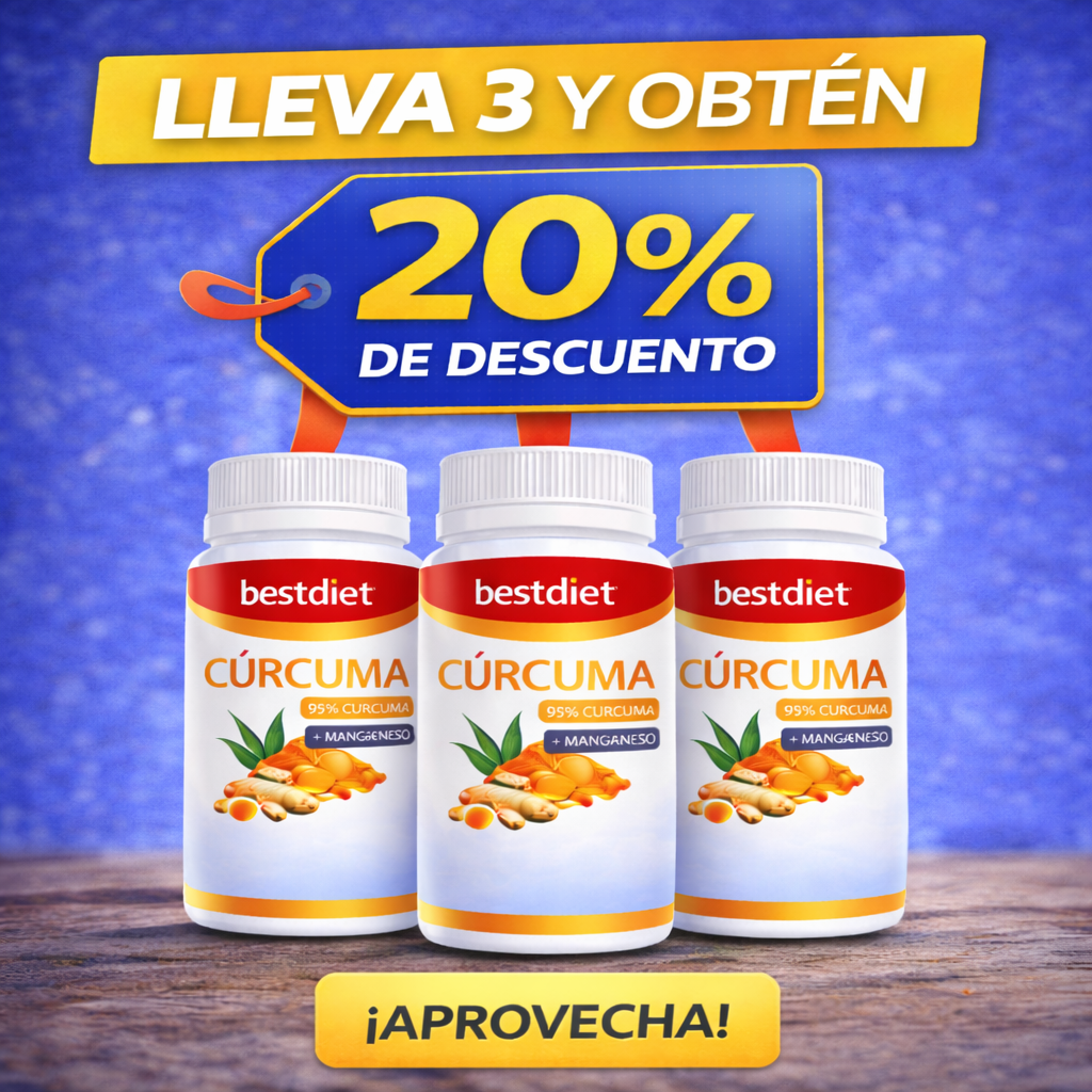 Sup Cúrcuma + Manganeso 🔥 Apoyo Diario para Articulaciones y Protección Celular ⚠️ Últimas Unidades con 20% OFF