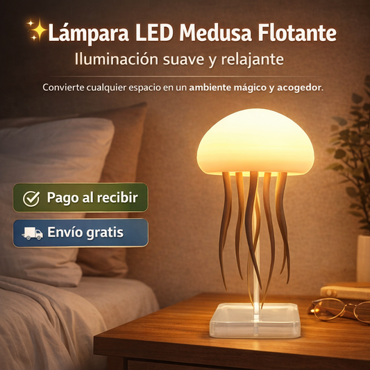 🪼 LumiMedusa™🌊 Calma, diseño y luz en perfecta armonía