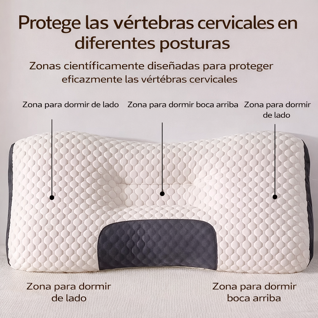 😴ALMOHADA PUNTO 3D 💤 Despierta sin dolor. Duerme como tu cuello lo merece.