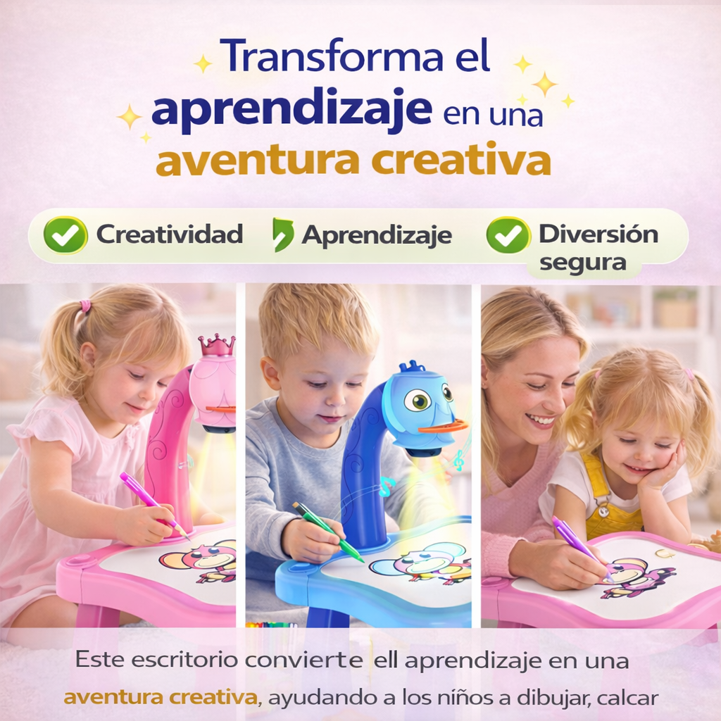 🎨Mesa Mágica de Dibujo✨ El regalo que educa y divierte