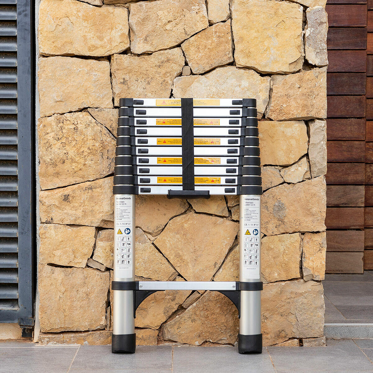 🪜 Escalera Telescópica Pro – Altura, Seguridad y Comodidad