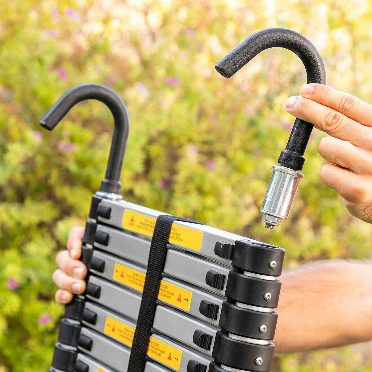 🪜 Escalera Telescópica Pro – Altura, Seguridad y Comodidad