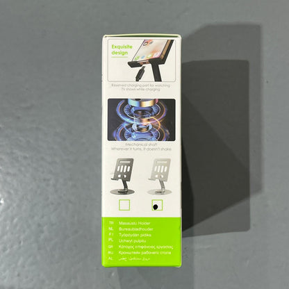 Soporte para iPad con base giratoria de 360°