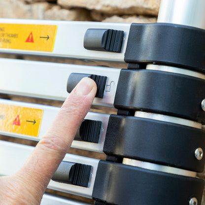 🪜 Escalera Telescópica Pro – Altura, Seguridad y Comodidad
